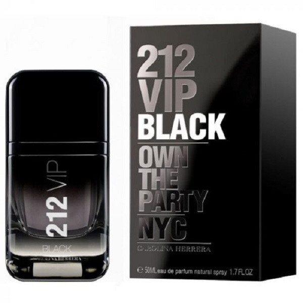 ادو پرفیوم مردانه کارولینا هررا مدل 212VIP Black حجم 50 میلی لیتر