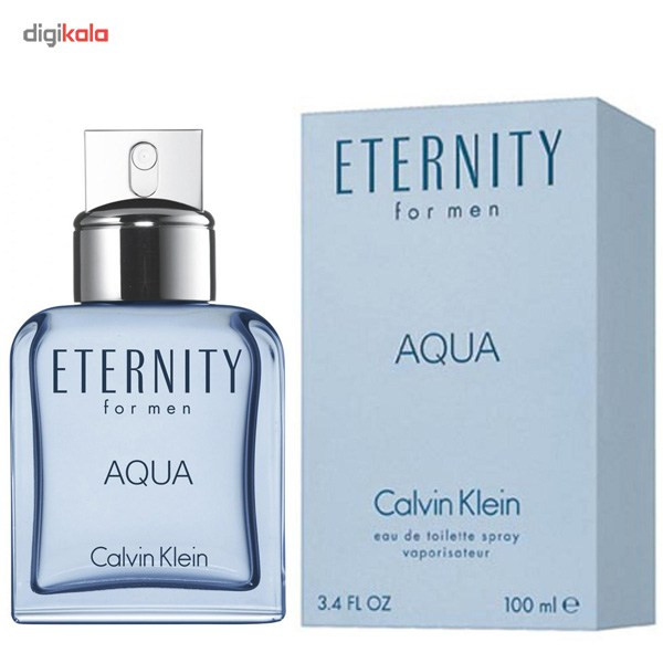 ادو تویلت مردانه کلوین کلاین مدل Eternity Aqua حجم 100 میلی لیتر