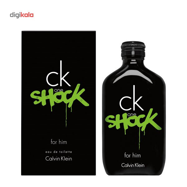 ادو تویلت مردانه CK One Shock حجم 100ml