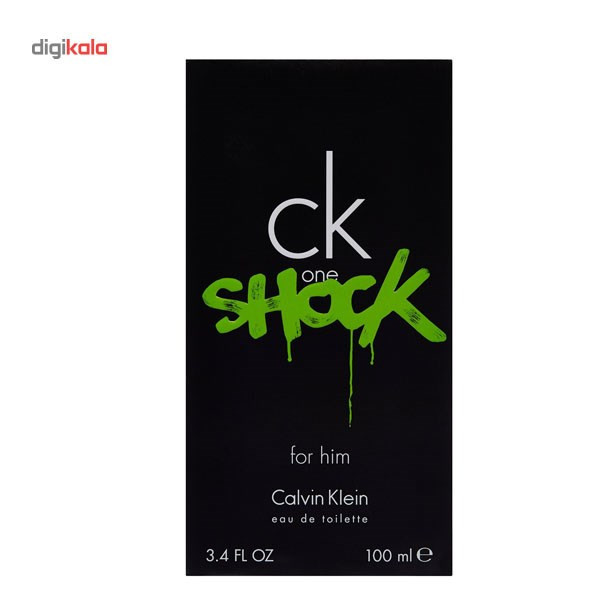 ادو تویلت مردانه CK One Shock حجم 100ml