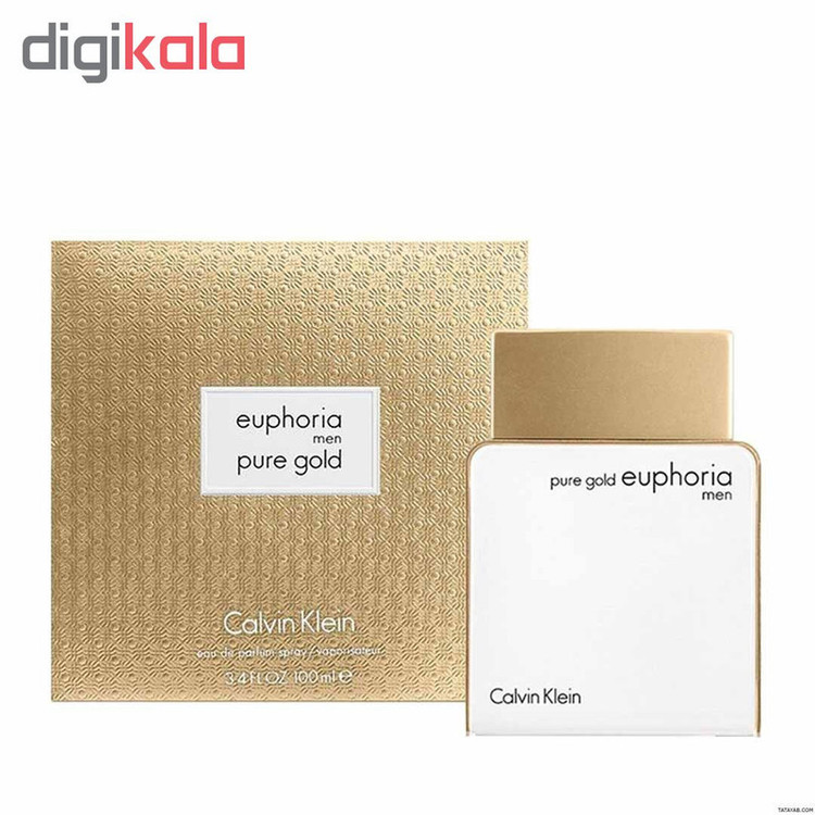 ادو پرفیوم مردانه کلوین کلاین مدل Euphoria Pure Gold حجم 100 میلی لیتر