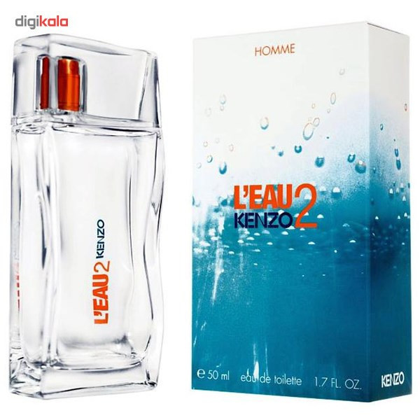 ادو تویلت مردانه کنزو مدل L'Eau 2 Kenzo pour Homme حجم 50 میلی لیتر