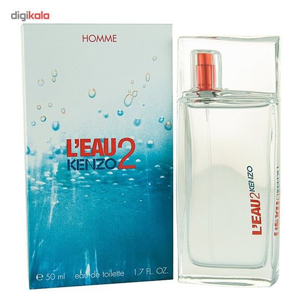 ادو تویلت مردانه کنزو مدل L'Eau 2 Kenzo pour Homme حجم 50 میلی لیتر