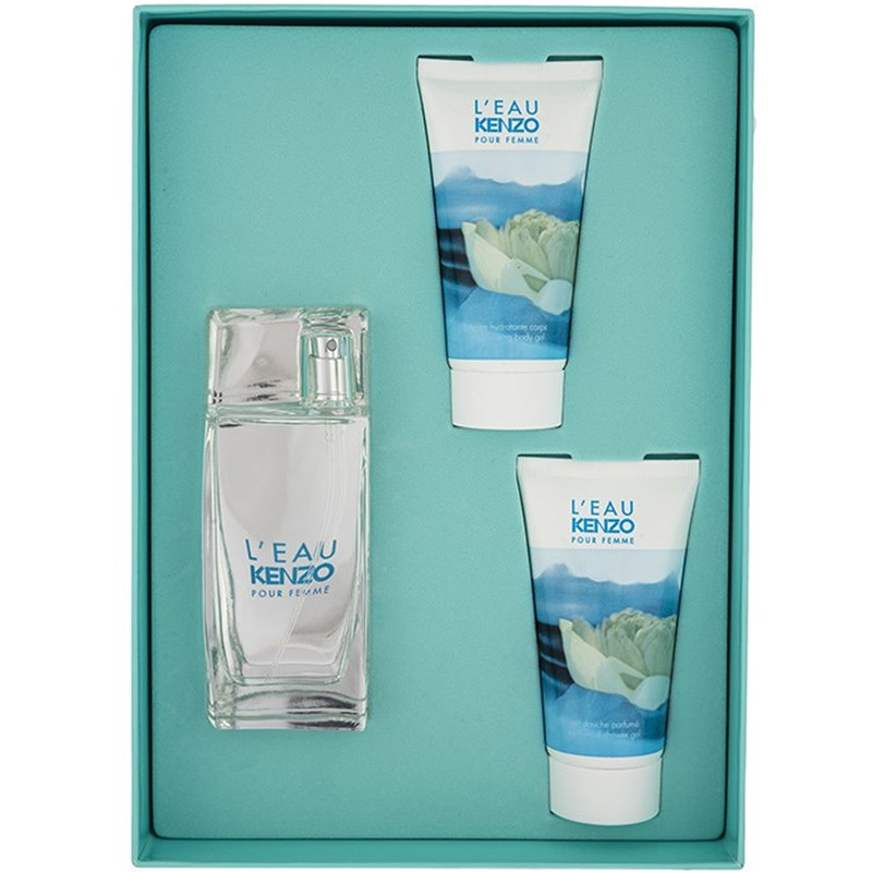 ست ادو تویلت زنانه کنزو مدل L'Eau Kenzo Pour Femme حجم 50 میلی لیتر