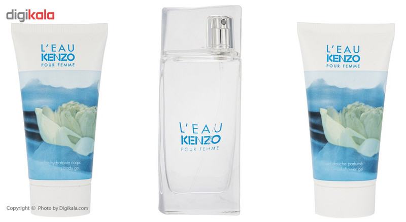 ست ادو تویلت زنانه کنزو مدل L'Eau Kenzo Pour Femme حجم 50 میلی لیتر