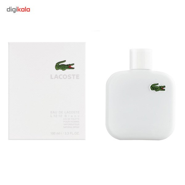 ادو تویلت مردانه لاکاست L.12.12 Blanc حجم 100ml