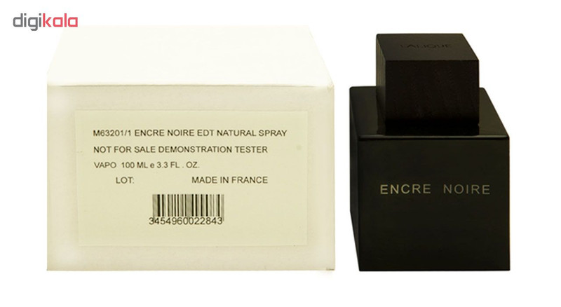 تستر ادو تویلت مردانه لالیک مدل Encre Noire