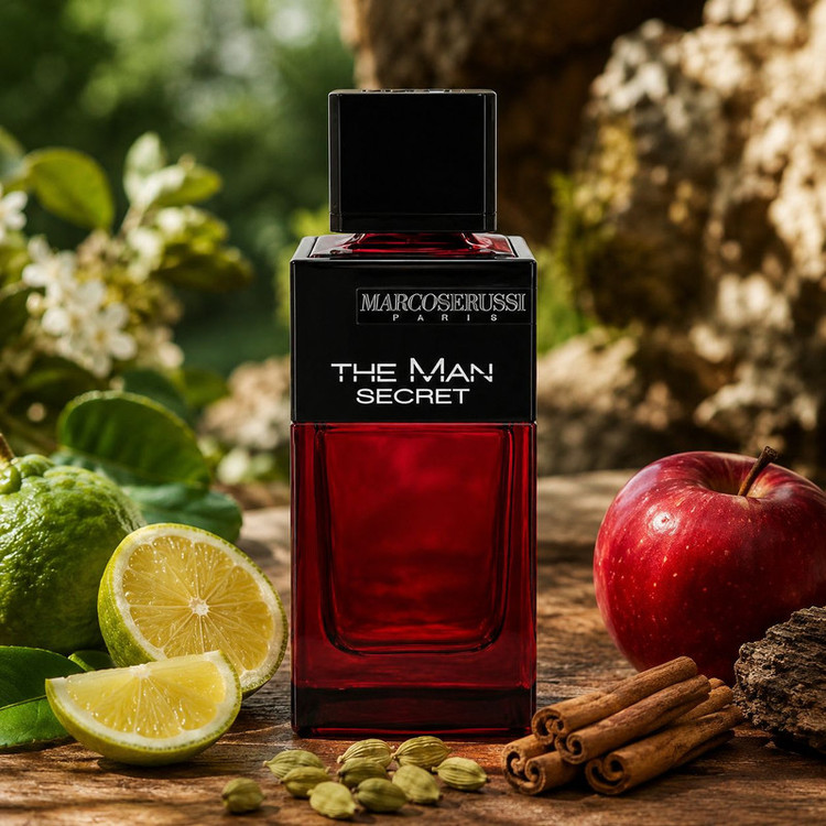 ادو پرفیوم مردانه مارکوسروسی مدل The Man Secret با رایحه تلخ و چوبی حجم 100 میلی لیتر