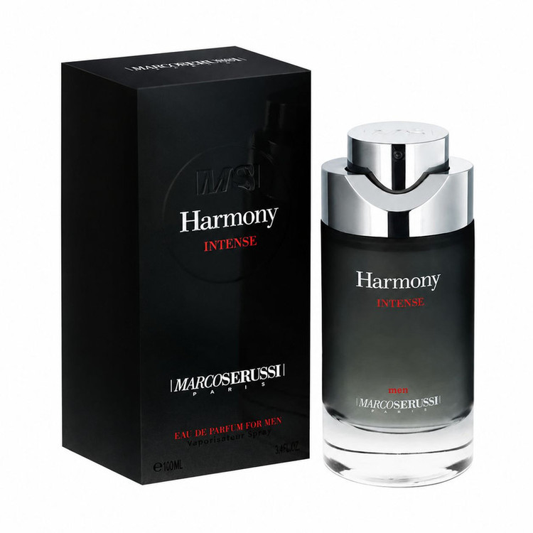 ادو پرفیوم مردانه مارکوسروسی مدل Harmony Intense با رایحه تلخ و ادویه ای حجم 100 میلی لیتر