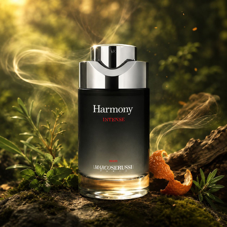 ادو پرفیوم مردانه مارکوسروسی مدل Harmony Intense با رایحه تلخ و ادویه ای حجم 100 میلی لیتر
