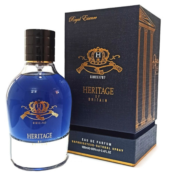 ادو پرفیوم مردانه هریتیج مدل Royal Essence Blue با رایحه خنک حجم 100 میلی لیتر