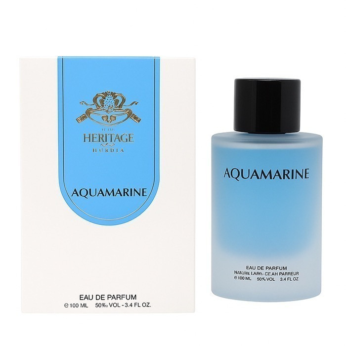 ادو پرفیوم مردانه هریتیج مدل Aquamarine با رایحه خنک حجم 100 میلی لیتر