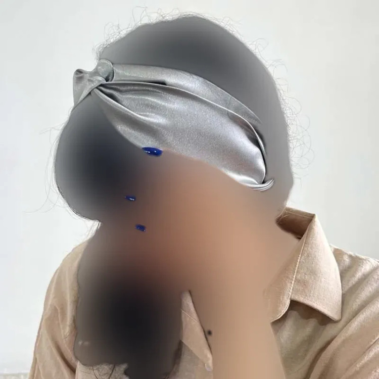 هدبند ساتن گره ای زنانه کد 1361