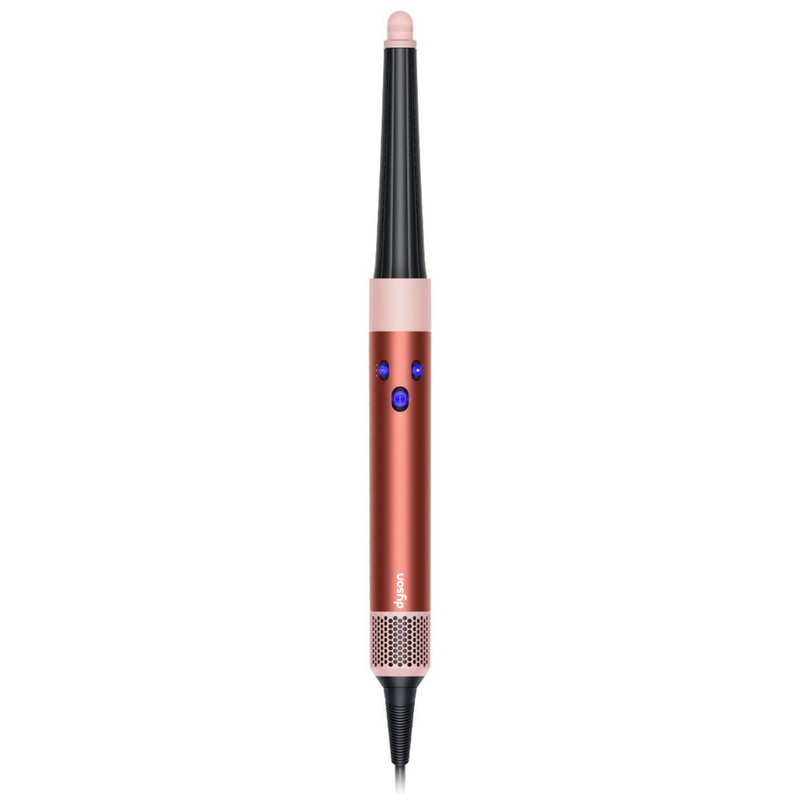 سشوار برسدار حالتدهنده 1300 وات دایسون مدل Airwrap id HS08، موتور AC، وزن 650 گرم، دارای سری شانهدار، سری برسدار گرد پهن، خشککن ملایم با ویژگی فرکنندگی، صافکنندگی، حجمدهندگی، با قابلیت فناوری تولید یون