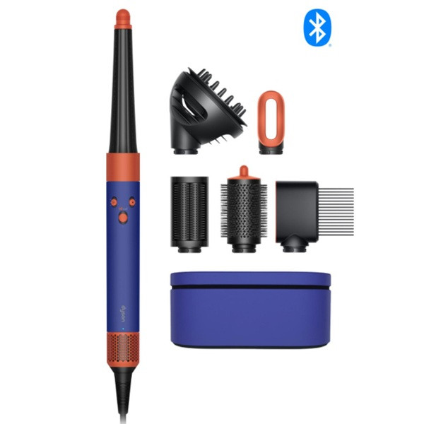 سشوار برسدار حالتدهنده 1300 وات دایسون مدل Airwrap id HS08، موتور AC، وزن 120 گرم، دارای سری دیسپانسر، متمرکزکننده باریک، متمرکزکننده پهن، سری شانهدار، سری برسدار گرد پهن با ویژگی صافکنندگی، فرکنندگی، حجمدهندگی، با قابلیت فناوری تولید یون