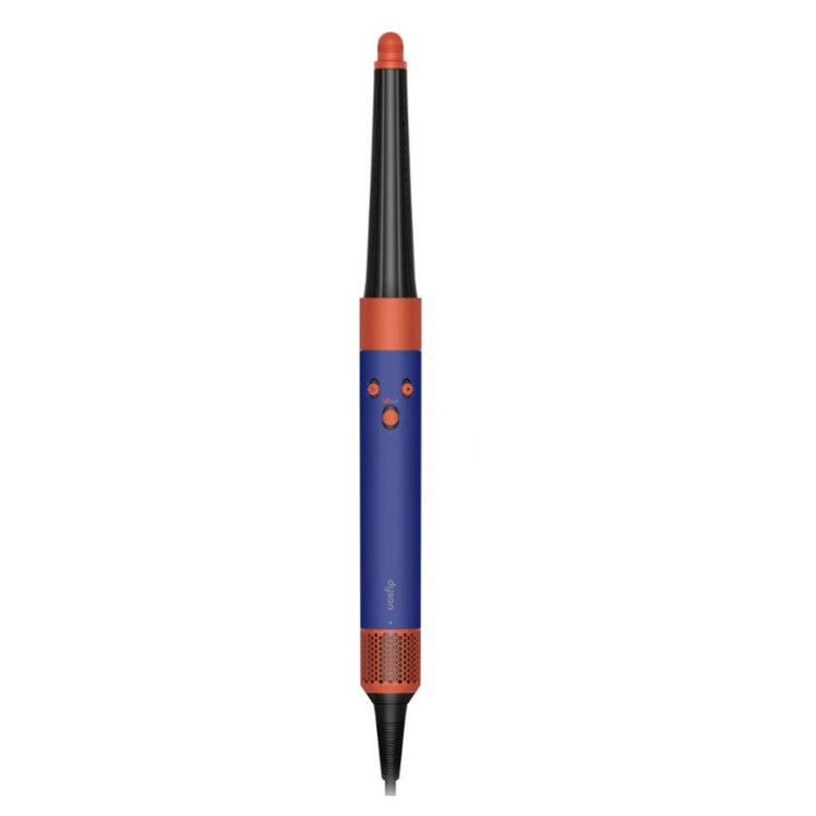 سشوار برسدار حالتدهنده 1300 وات دایسون مدل Airwrap id HS08، موتور AC، وزن 120 گرم، دارای سری دیسپانسر، متمرکزکننده باریک، متمرکزکننده پهن، سری شانهدار، سری برسدار گرد پهن با ویژگی صافکنندگی، فرکنندگی، حجمدهندگی، با قابلیت فناوری تولید یون