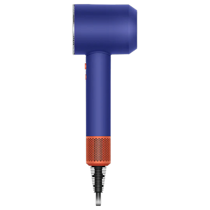 سشوار حرفهای 1600 وات دایسون مدل Supersonic nural SBBP، موتور AC، وزن 820 گرم، دارای سری متمرکزکننده پهن، خشککن ملایم، سری دندانهدار، کیف نگهدارنده با ویژگی صافکنندگی، حجمدهندگی، با قابلیت باد سرد
