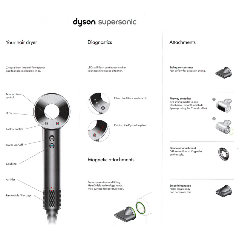 سشوار حرفه ای دایسون مدل Supersonic HD15 Limited edition