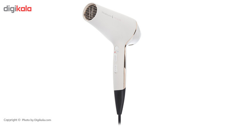 سشوار حرفهای 2400 وات رمینگتون مدل AC9140، موتور AC، وزن 229 گرم، دارای سری متمرکزکننده باریک، دیسپانسر با ویژگی صافکنندگی، با قابلیت باد سرد، فناوری تولید یون