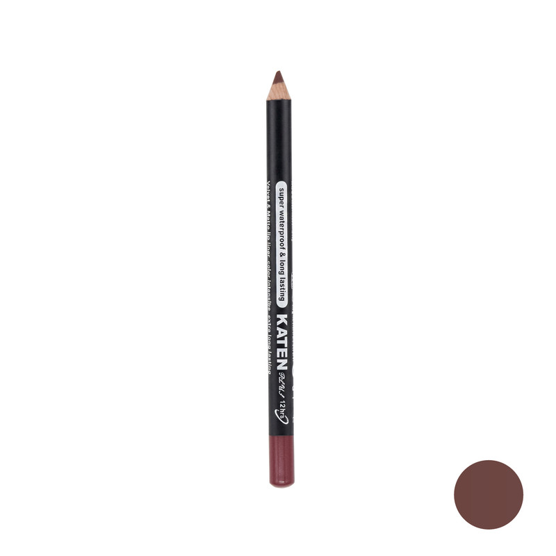 مداد لب کاتن مدل Super Waterproof شماره ۲۰۸ رنگ آلبالویی تیره