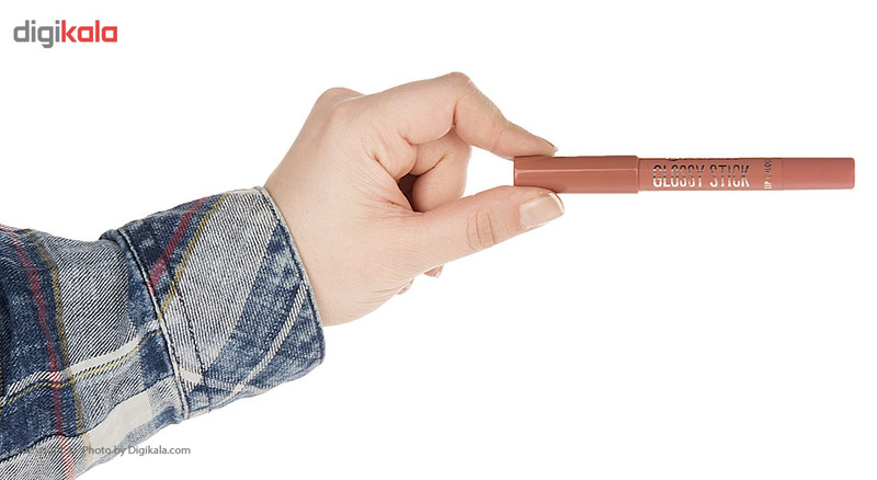 رژ لب مدادی اسنس سری Glossy Stick مدل Clear Nude شماره 02