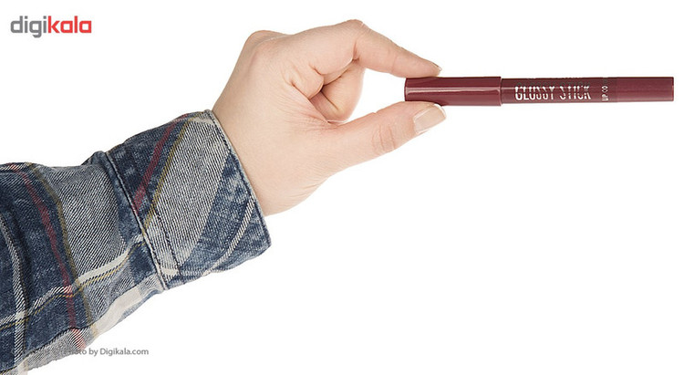 رژ لب مدادی اسنس سری Glossy Stick مدل Brilliant Burgundy شماره 05