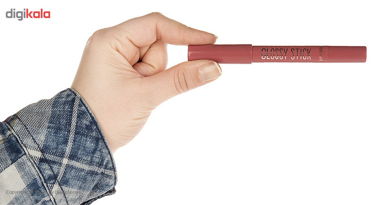 رژ لب مدادی اسنس سری Glossy Stick مدل Luminous Rsewood شماره 03