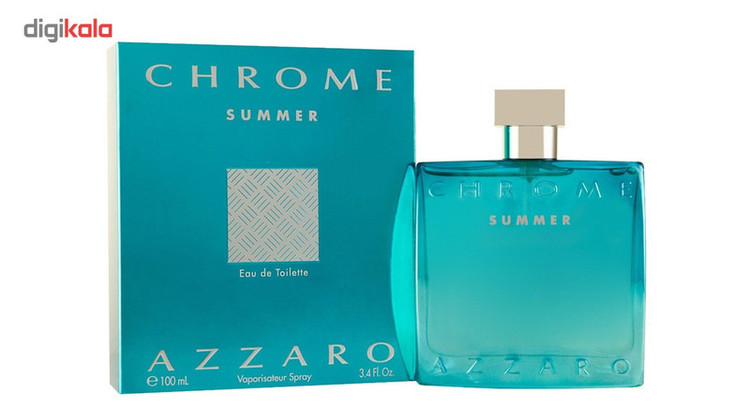 ادو تویلت مردانه آزارو مدل Chrome Summer حجم 100 میلی لیتر