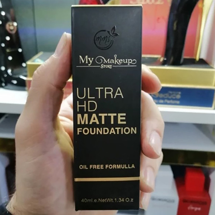 کرم پودر مایع مای میکاپ استوری مدل Ultra HD شماره MF07 مناسب انواع پوست حجم 40 میلیلیتر