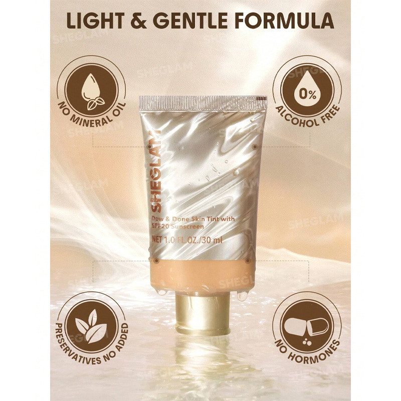 کرم پودر مایع SPF20 شیگلم مدل Bamboo شماره 06 مناسب برای انواع پوست حجم 30 میلیلیتر