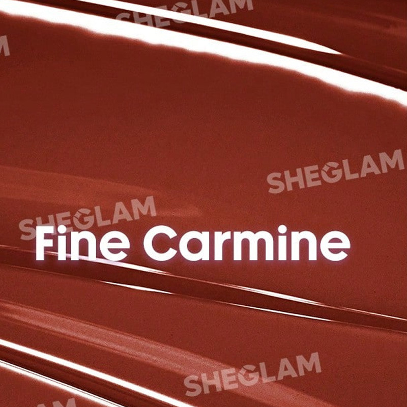 رژگونه مایع براق شیگلم مدل Fine Carmine شماره 6