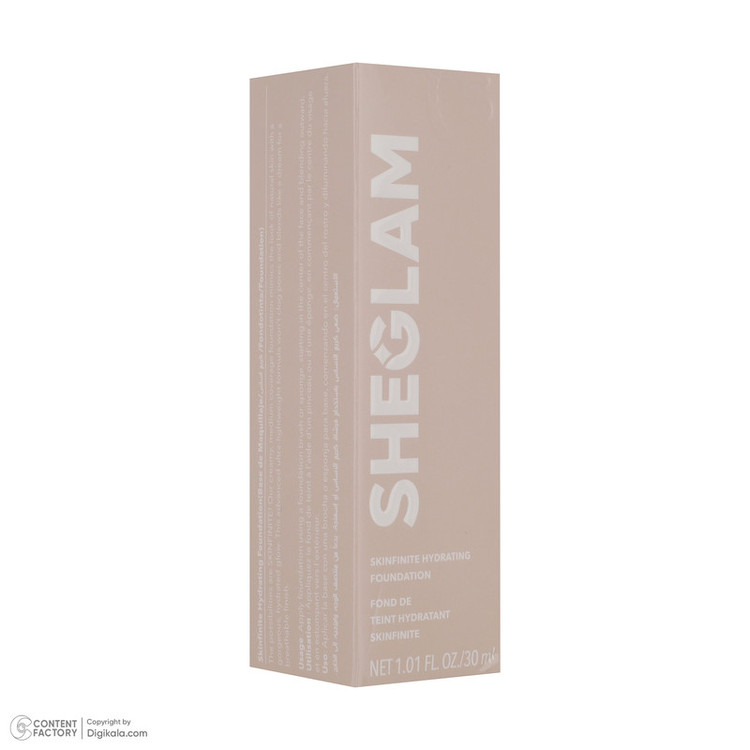 کرم پودر مایع شیگلم مدل SKINFINITE HYDRATING NUDE حجم 30 میلیلیتر
