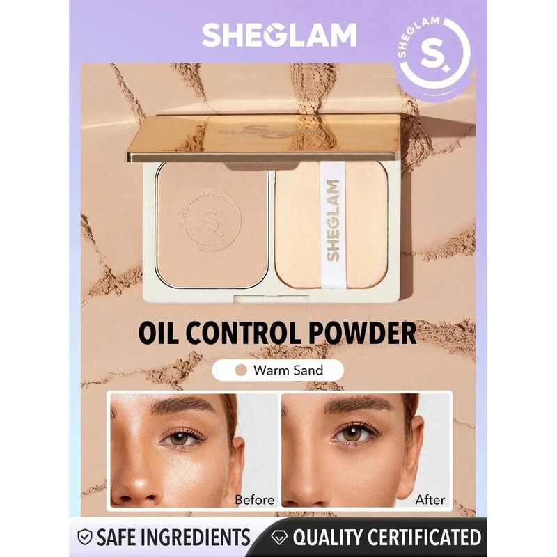 پودر تثبیت کننده آرایش شیگلم مدل Warm Sand