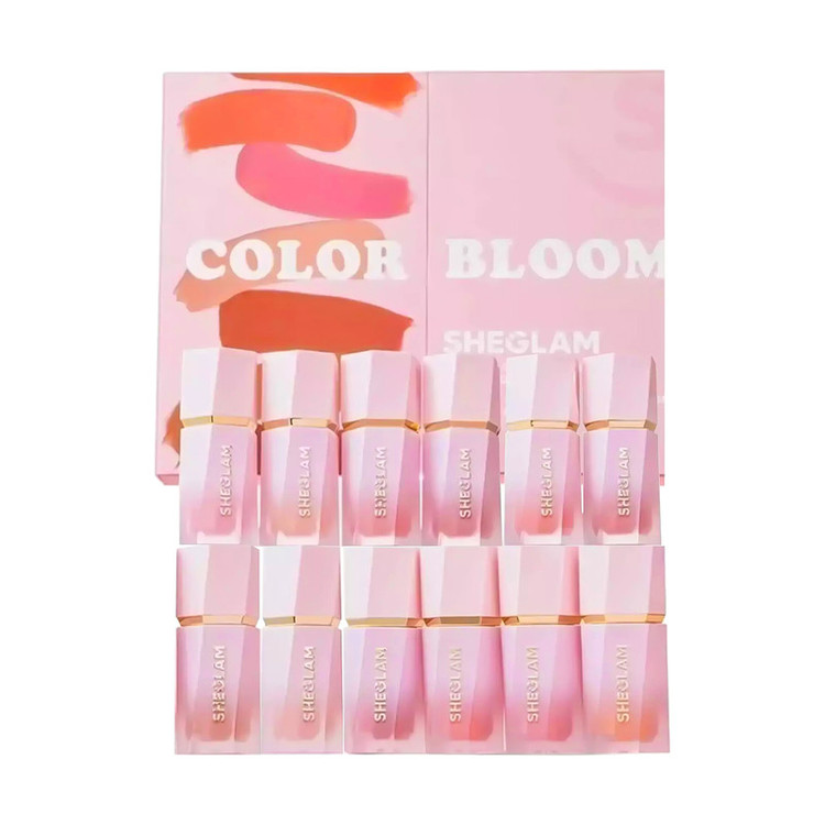 رژگونه مایع ترکیبی شیگلم مدل Color Bloom مجموعه 12 عددی