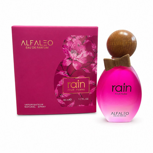 ادوپرفیوم زنانه آلفالئو مدل Rain با رایحه معتدل و خنک حجم 50 میلیلیتر