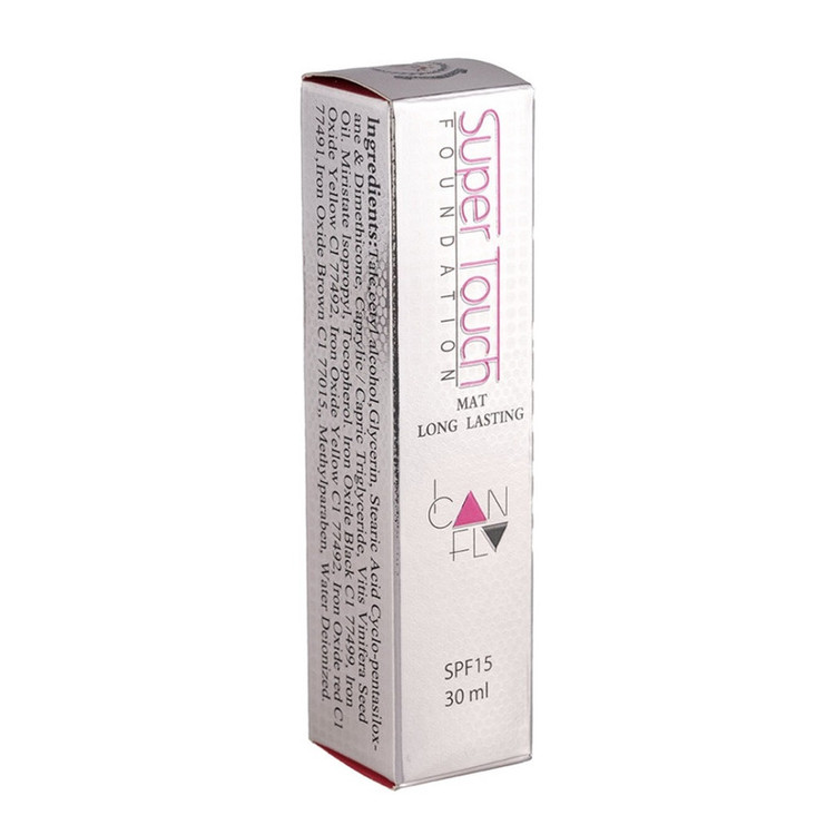 کرم پودر سوپرتاچ مدل شیشه ای شماره 201 حجم 30 میلی لیتر