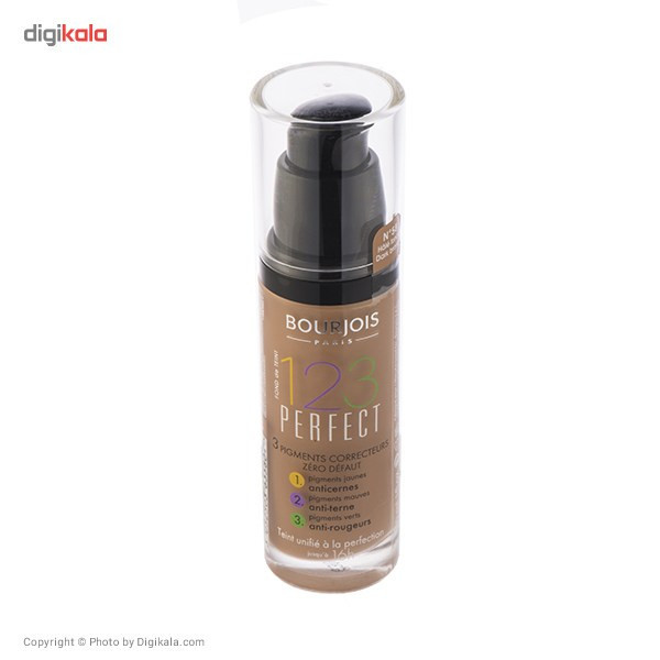 کرم پودر بورژوآ سری 123 Perfect مدل Dark Bronze 58 حجم 30 میلی لیتر