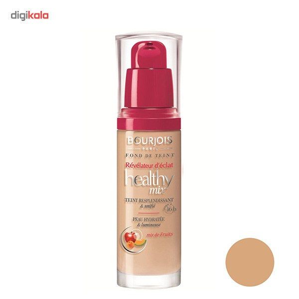 کرم پودر بورژوآ سری Healthy Mix مدل Light Bronze 56 حجم 30 میلی لیتر