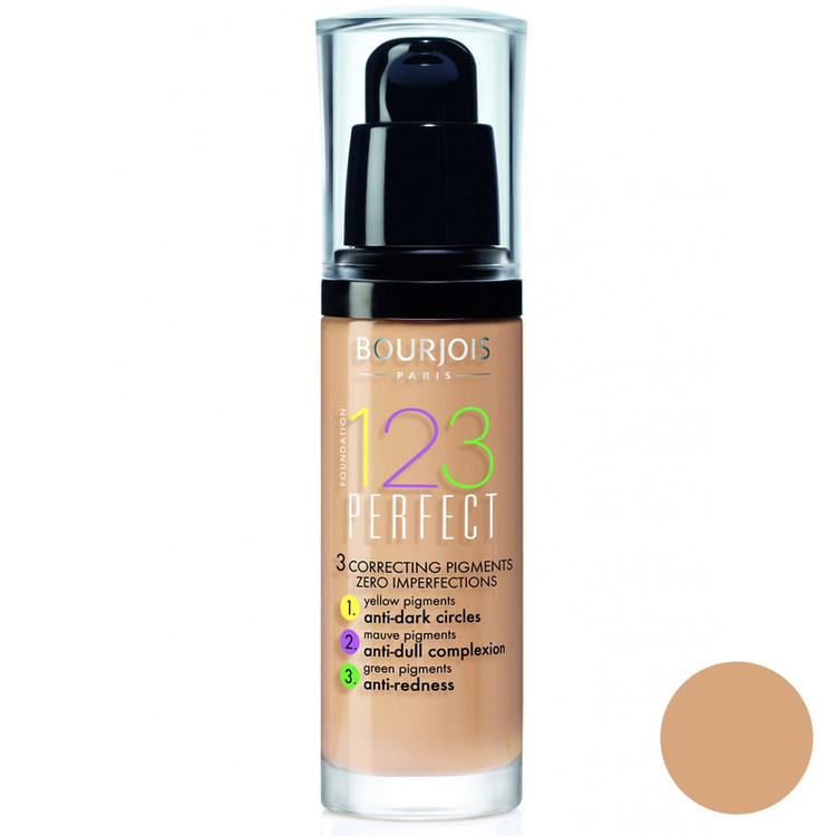 کرم پودر بورژوآ سری 123 Perfect مدل Rose Beige 56 حجم 30 میلی لیتر