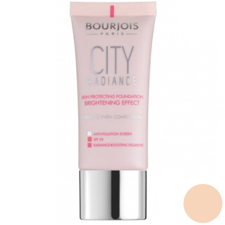 کرم پودر بورژوآ مدل City Radiance شماره 01 حجم 30 میلی لیتر