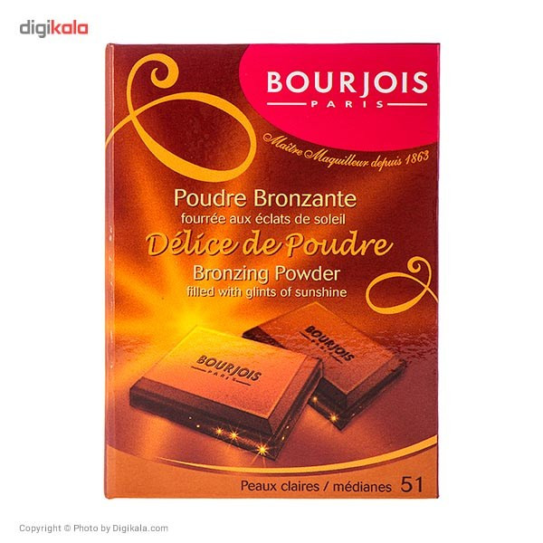 پودر برنزه بورژوآ مدل Delice De Poudre شماره 51