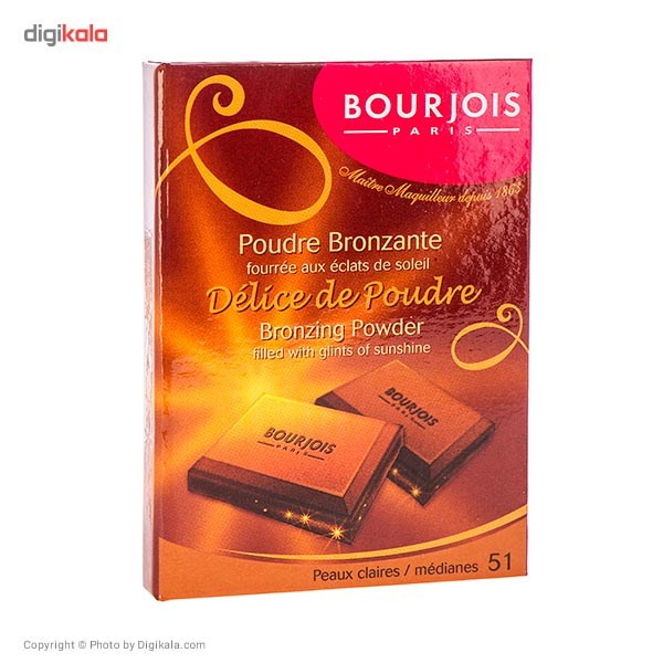 پودر برنزه بورژوآ مدل Delice De Poudre شماره 51