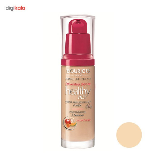 کرم پودر بورژوآ سری Healthy Mix مدل Light Beige 53 حجم 30 میلی لیتر