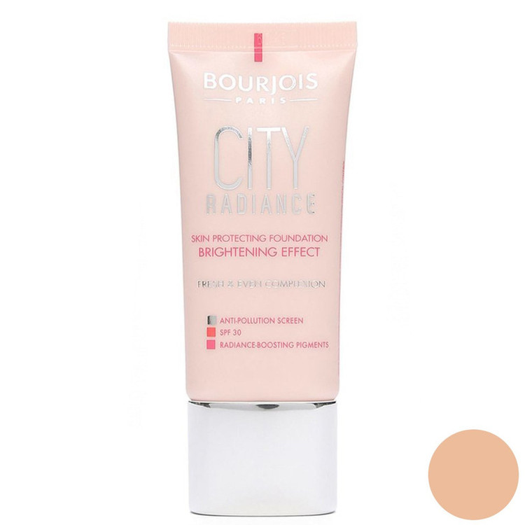 کرم پودر بورژوآ مدل City Radiance شماره 02 حجم 30 میلی لیتر