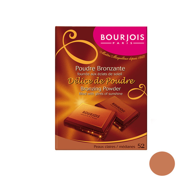 پودر برنز کننده بورژوا مدل chocolate poudre شماره 52