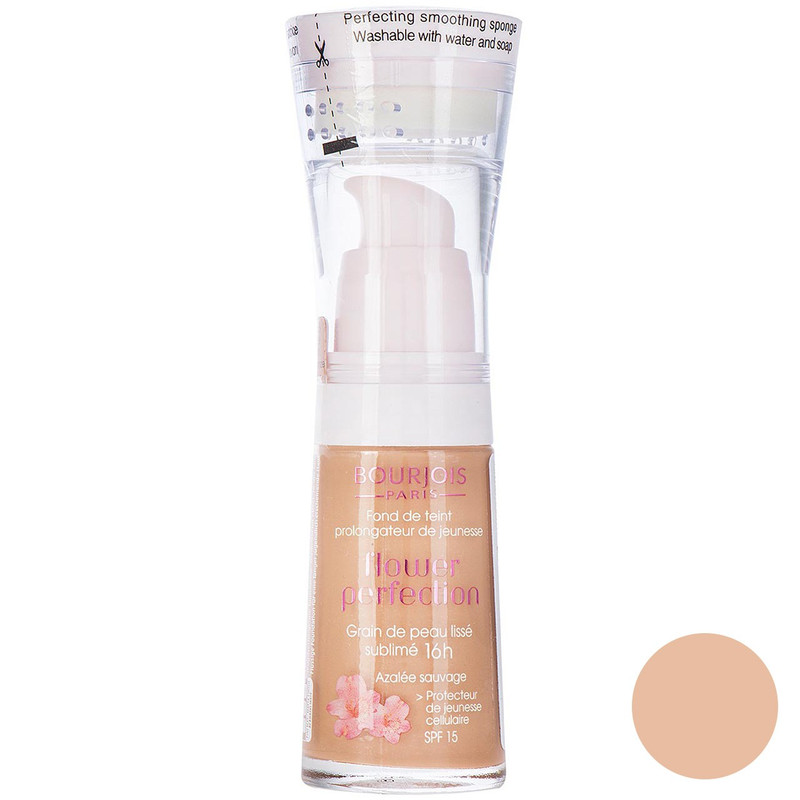 کرم پودر بورژ‌وآ سری Flower Perfection مدل Dark Beige 55 حجم 30 میلی لیتر