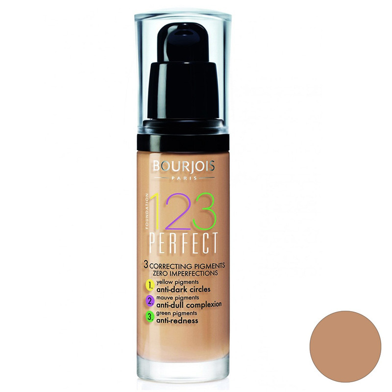 کرم پودر بورژوآ سری 123 Perfect مدل Light Bronze 57 حجم 30 میلی لیتر