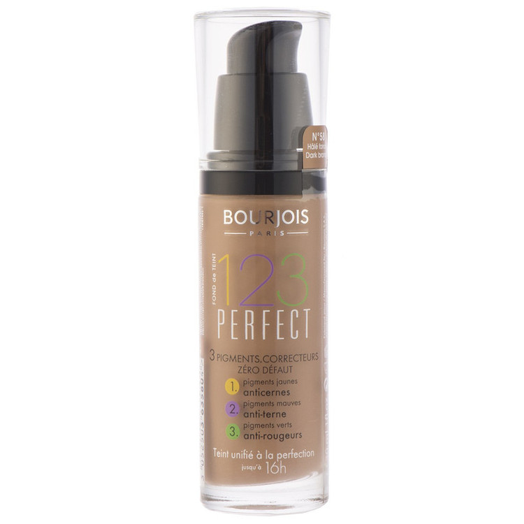 کرم پودر بورژوآ سری 123 Perfect مدل Light Bronze 57 حجم 30 میلی لیتر
