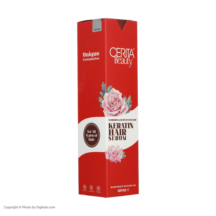 سرم تقویت کننده مو سریتا مدل Keratin حجم 120 میلی لیتر