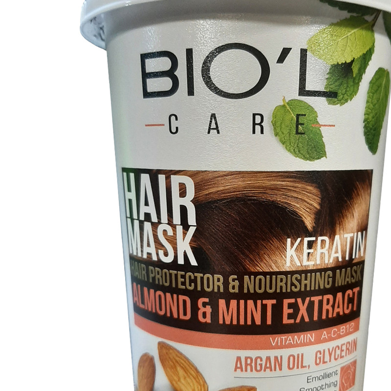 ماسک مو بیول سری Vitality مدل Almonds and mint حجم 500 میلی لیتر